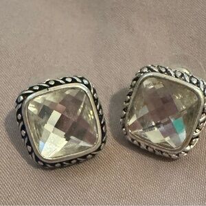 Elegant Silver-Toned Earrings